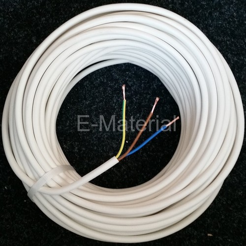 Kabel flexibel 3x1 weiß - flexibel, 3x1,5