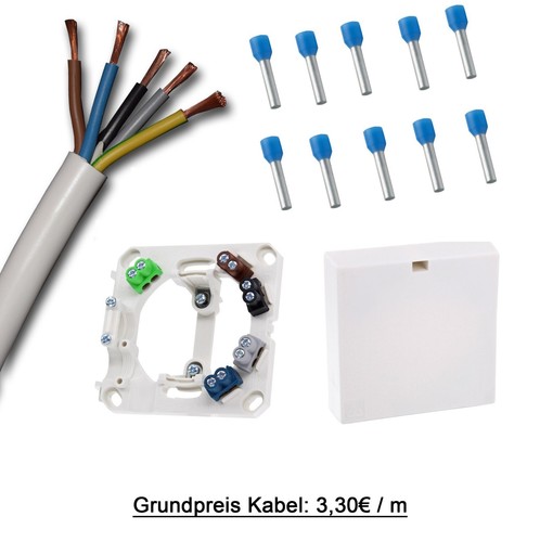 Herdanschluss komplettset dose - herdanschluss,