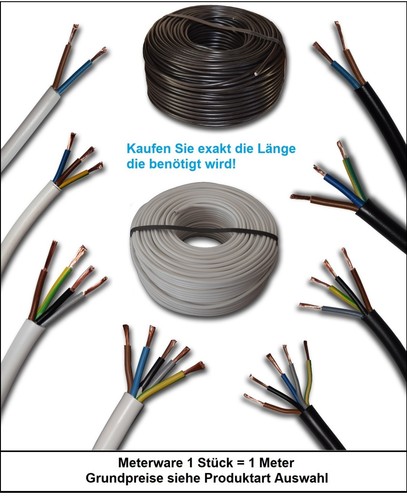 Schlauchleitung pvc h03vv - pvc, h03vv-f